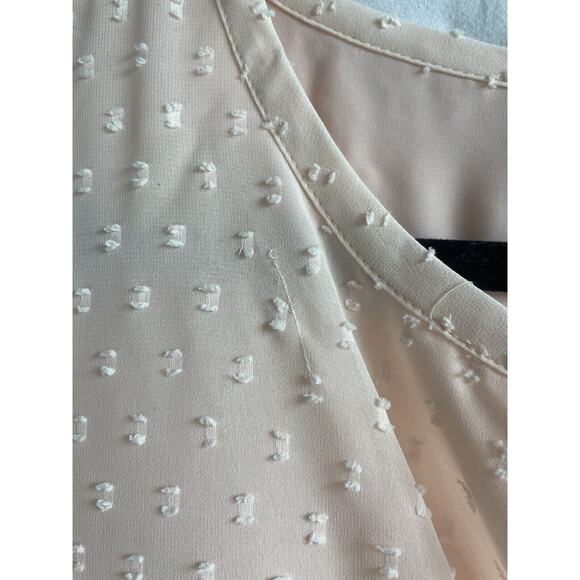 NWT - Loft Baby Pink Peplum Top Size Large - Picture 3 of 4